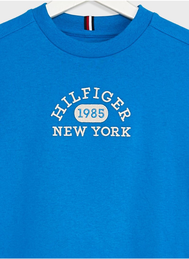 TOMMY HILFIGER - Kids Varsity T-Shirt - Image 1