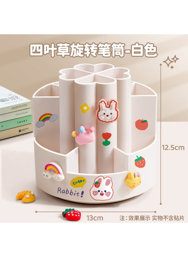Reverse Pen Holder Creative High And Low Separation Rotatable Multi-functional Simple Modern Storage Container Children's Stationery Light Luxury Storage Box - Image 1