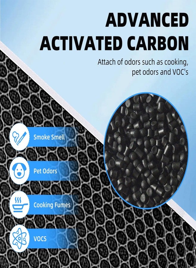 Fetechmate 2 Pack Vital 100 Replacement Filter Compatible with LEV.OIT Vital 100, H13 True HEPA High-Efficiency and Activated Carbon Vital 100 Filter,Part # Vital 100-RF - Image 4