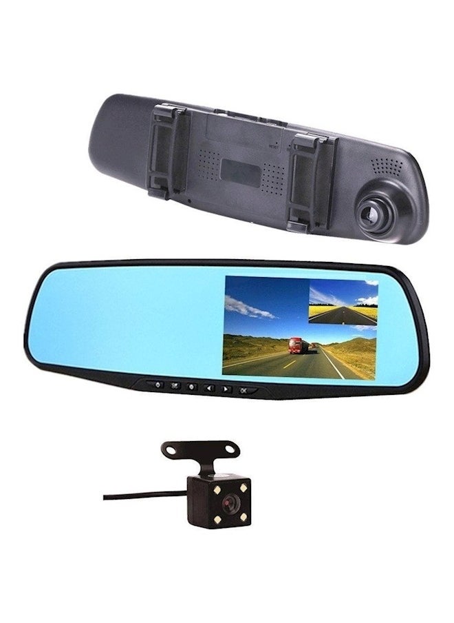 Generic Wide Angle Front and Rear Mirror Mount DVR Car Dash Camera  - Image 1