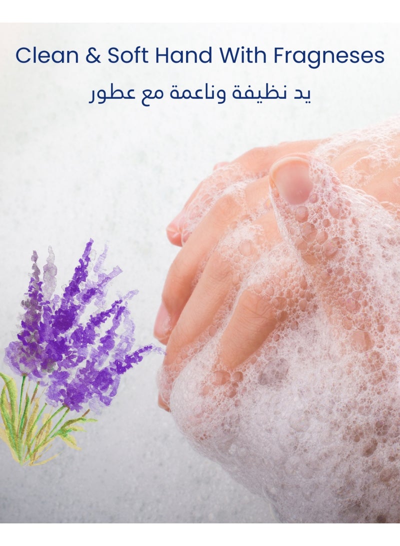 TROPS Lavender Moisture Plus Hand wash, Long Lasting Fragrance,1L Pack Of 2 - Image 4