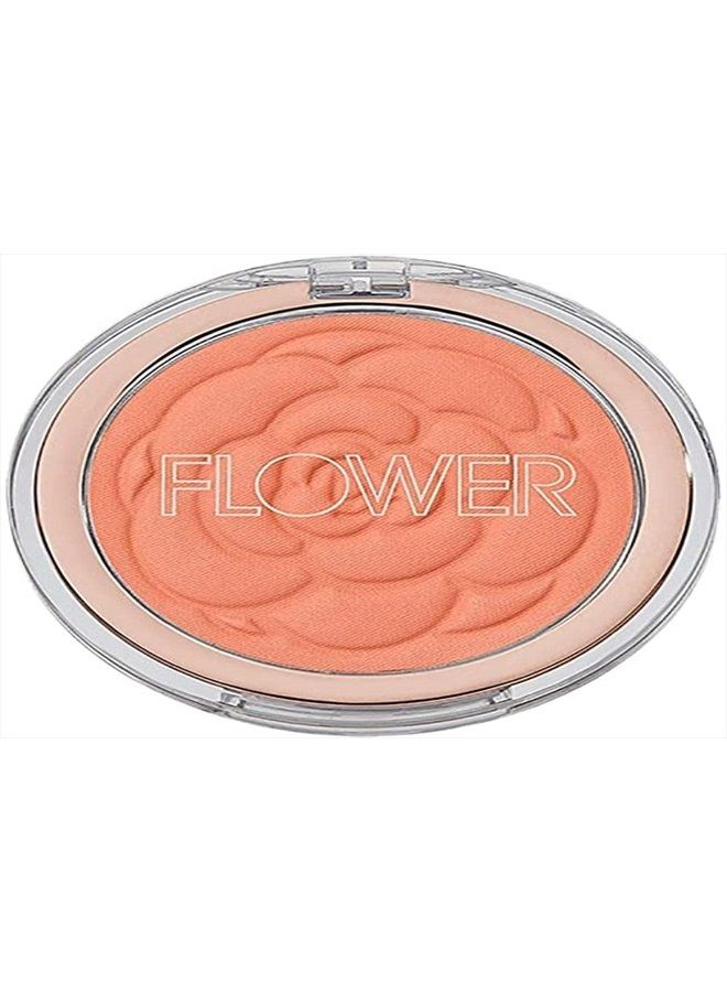 Flower Beauty Flower Pots Powder Blush - Smooth & Silky, Skin Tone Enhancing, Soft Satin Finish Makeup (Peach Primrose)