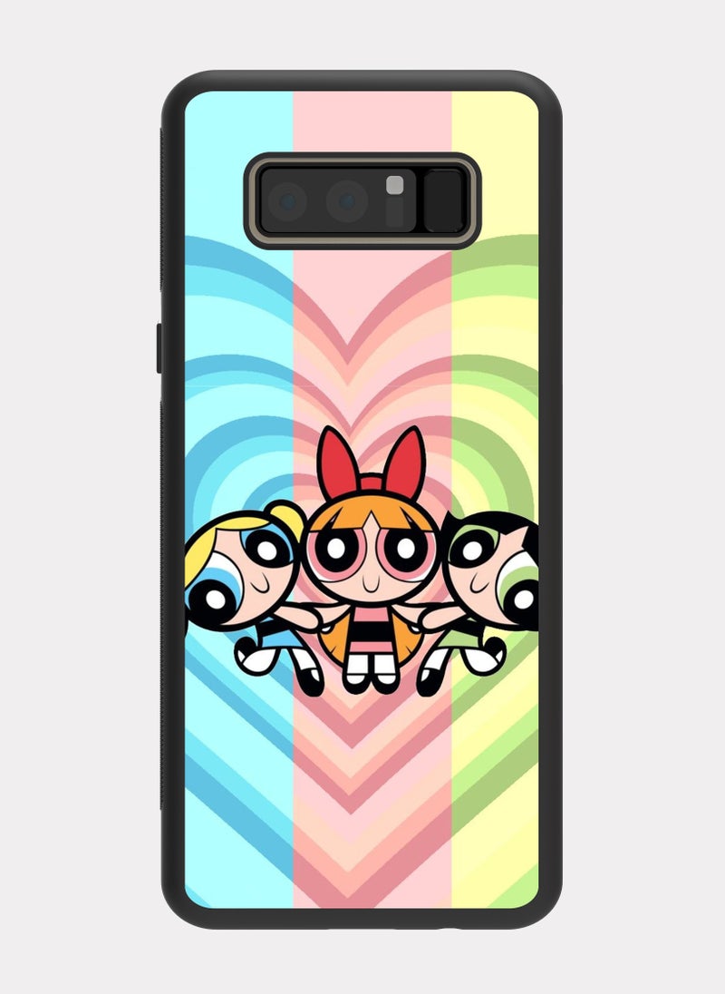 بكسلات كفر سامسونج جالكسي نوت 8 فتيات القوة قلب - Image 1