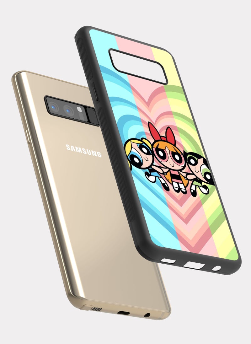 بكسلات كفر سامسونج جالكسي نوت 8 فتيات القوة قلب - Image 2