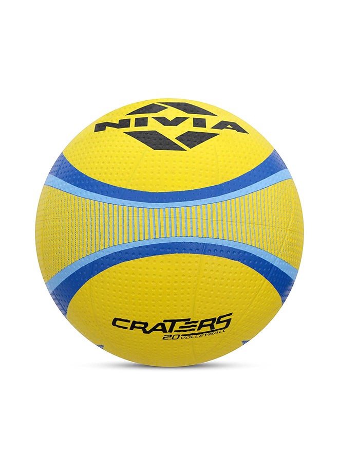 Nivia - Craters Molded Volleyball | Size: 4 | Material: Rubber Moulded Volleyball | Panels 18 |for Indoor & Outdoor | Recommended for Training & Beginner | Inflation Needle - Image 1
