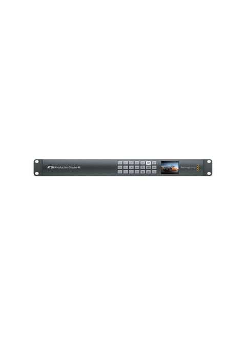 بلاك ماجيك ديزاين ATEM Production Studio 4K – جهاز تبديل إنتاج مباشر بـ 8 مداخل 6G-SDI/HDMI بدقة UHD مع عرض متعدد ومزامنة الإطارات