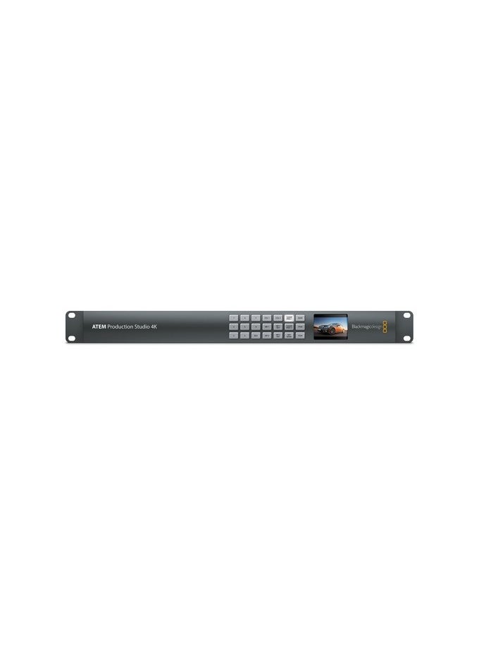 بلاك ماجيك ديزاين بلاك ماجيك ديزاين ATEM Production Studio 4K – جهاز تبديل إنتاج مباشر بـ 8 مداخل 6G-SDI/HDMI بدقة UHD مع عرض متعدد ومزامنة الإطارات  - Image 1