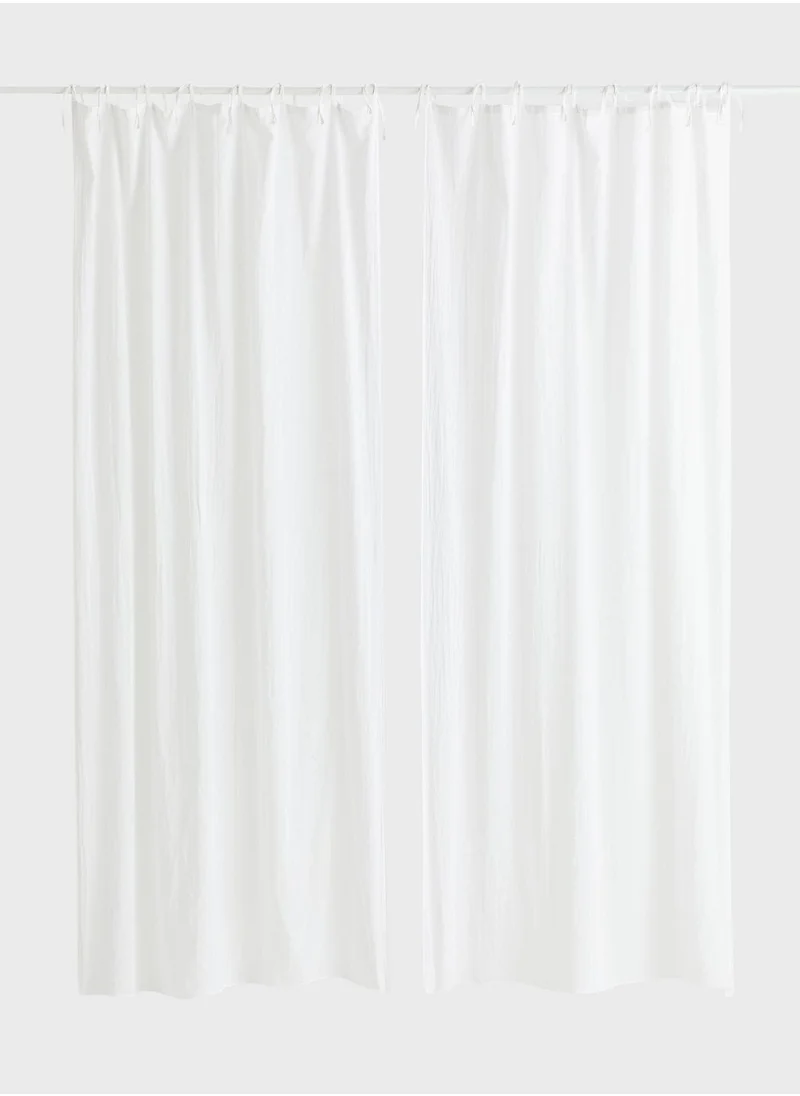 H&M 2-Pack Linen-Mix Curtains