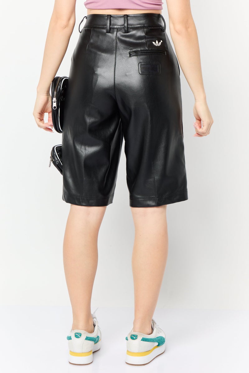 adidas Originals Women Sportswear Fit Outdoor Shorts, Black  - Image 4