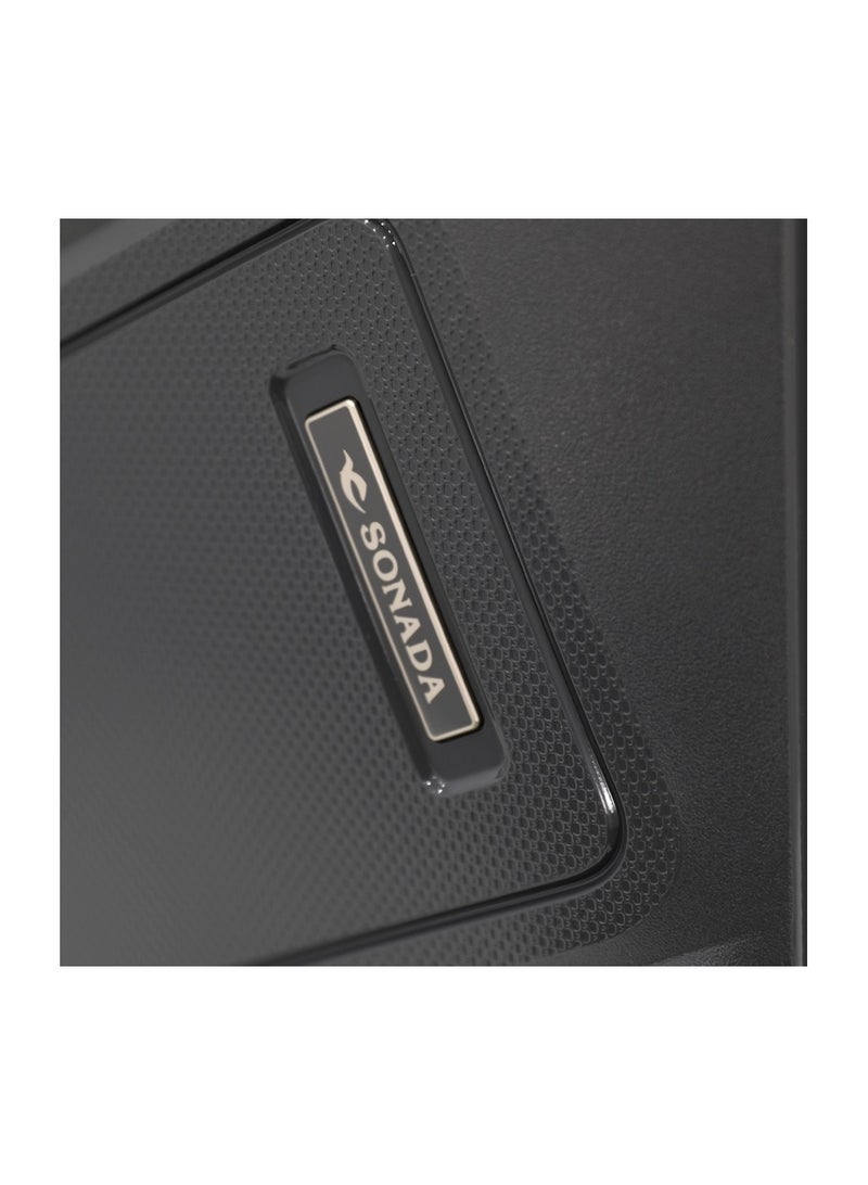 SONADA Hardshell Luggage Trolley Bag 3 Pieces Set,Grey (S-20",M-24",L-28") - Image 3