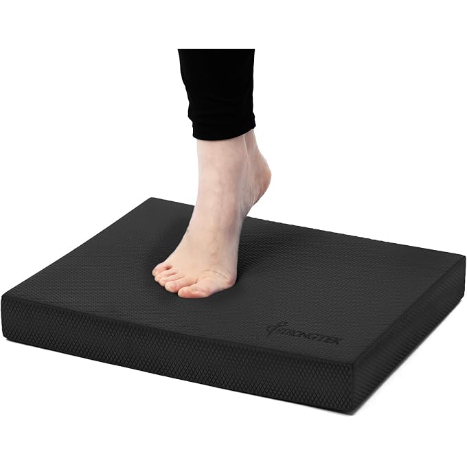 StrongTek Professional Foam Exercise Balance Pad - 15.8" x 13" x 2", High-Density TPE Foam Knee Pad, Non-Slip & Water-Resistant, for Balance Training, Physical Therapy, Yoga, and More - Image 4
