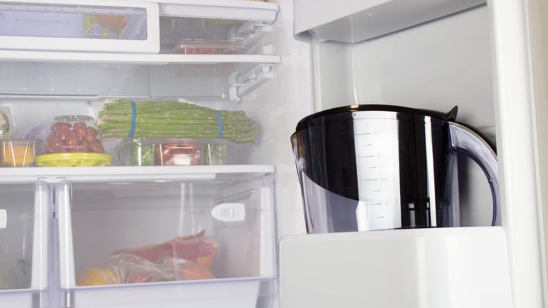 New Wave Enviro Alkaline Water Filter Pitcher, Great for Coffee & Tea, BPA Free Fridge Friendly Design, 3.5 Liter Capacity with Integrated Handle, Black Color - Image 3