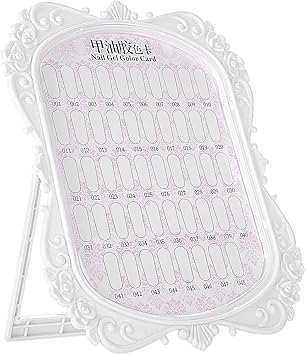 ANGGREK Plastic 48 Colors Nail Art Display Stand Nail Polish Gel Card Nail Practice Manicure Tool Practice Stand Display Stan  - Image 1