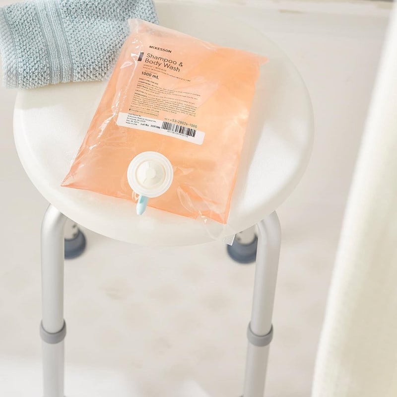 McKesson Body Wash and Shampoo Refill Bag Apricot Scent 1000 mL 1 Count - Image 5