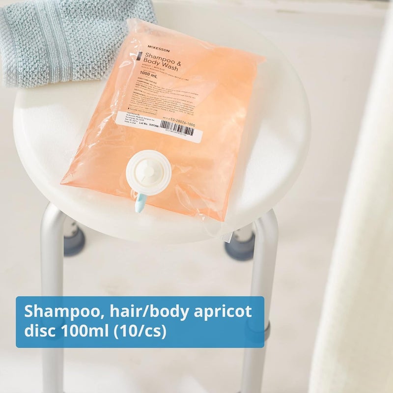 McKesson Body Wash and Shampoo Refill Bag Apricot Scent 1000 mL 1 Count - Image 2