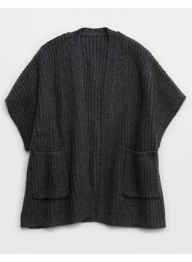 Aerie  Aerie Marled Rib Sweater Cape for Women | Best Price UAE