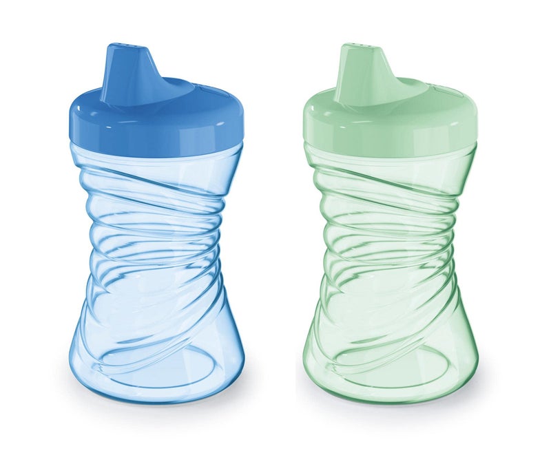 NUK First Essentials by NUK Fun Grips Hard Spout Sippy Cup, 10 oz, 2-Pack (69729) - Image 1