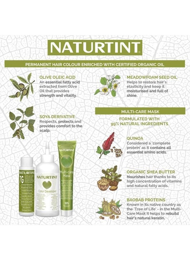 NATURTINT Permanent Hair Color - 1N Ebony Black 1 Box  - Image 5