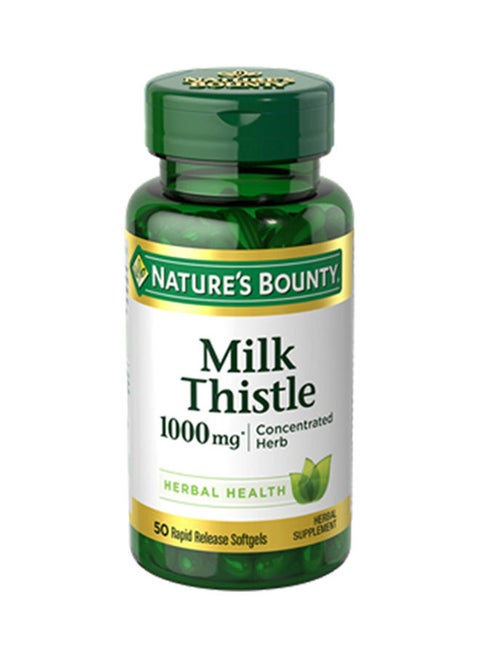 Milk Thistle 1000Mg - 50 Softgels