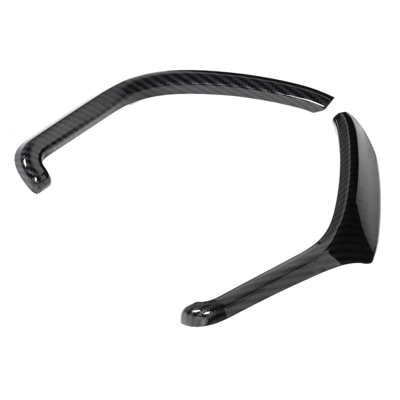 Dashboard Side Instrument Box Trim Carbon Fiber Style Cover Fit 2015 2020 Vehicles - Image 3
