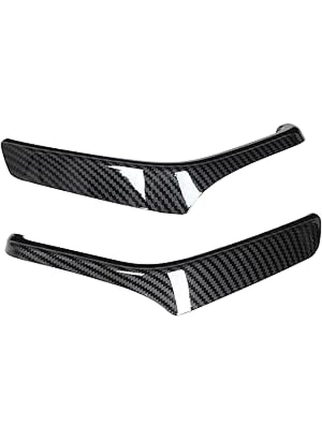 Dashboard Side Instrument Box Trim Carbon Fiber Style Cover Fit 2015 2020 Vehicles - Image 1