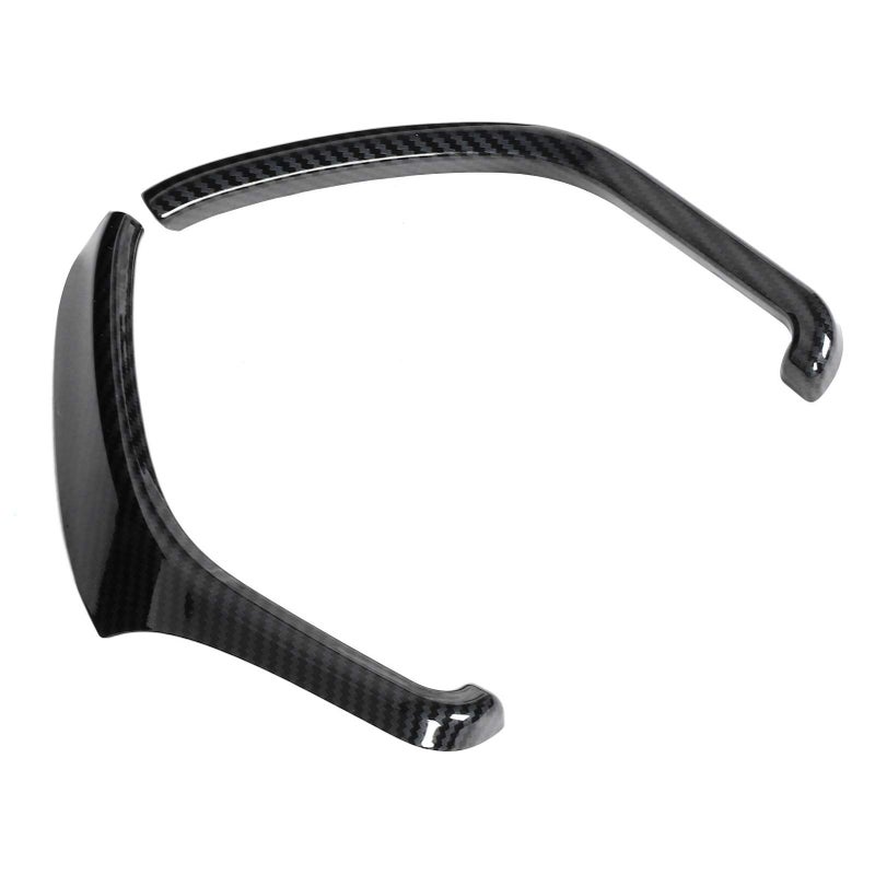 Dashboard Side Instrument Box Trim Carbon Fiber Style Cover Fit 2015 2020 Vehicles - Image 4