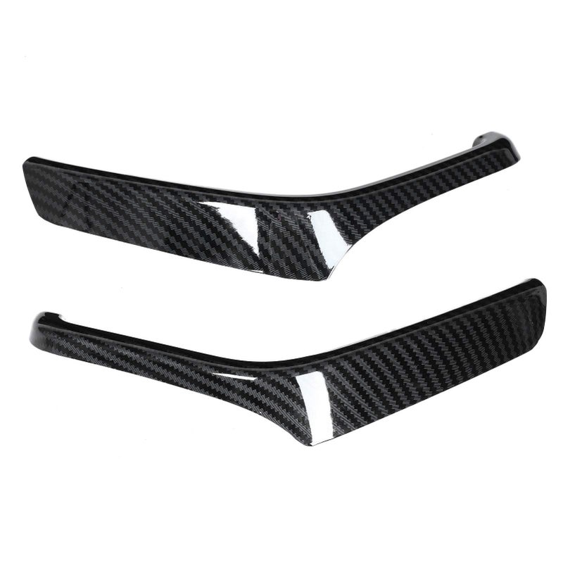 Dashboard Side Instrument Box Trim Carbon Fiber Style Cover Fit 2015 2020 Vehicles - Image 2