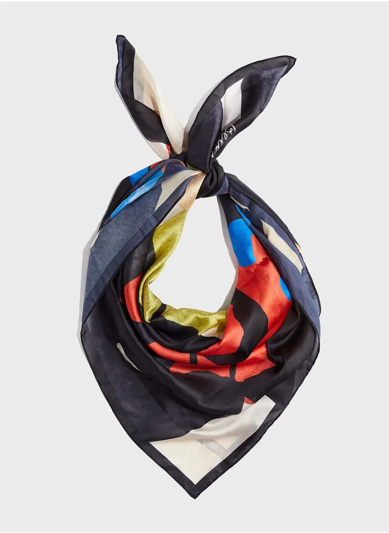 اتش اند ام Patterned Scarf