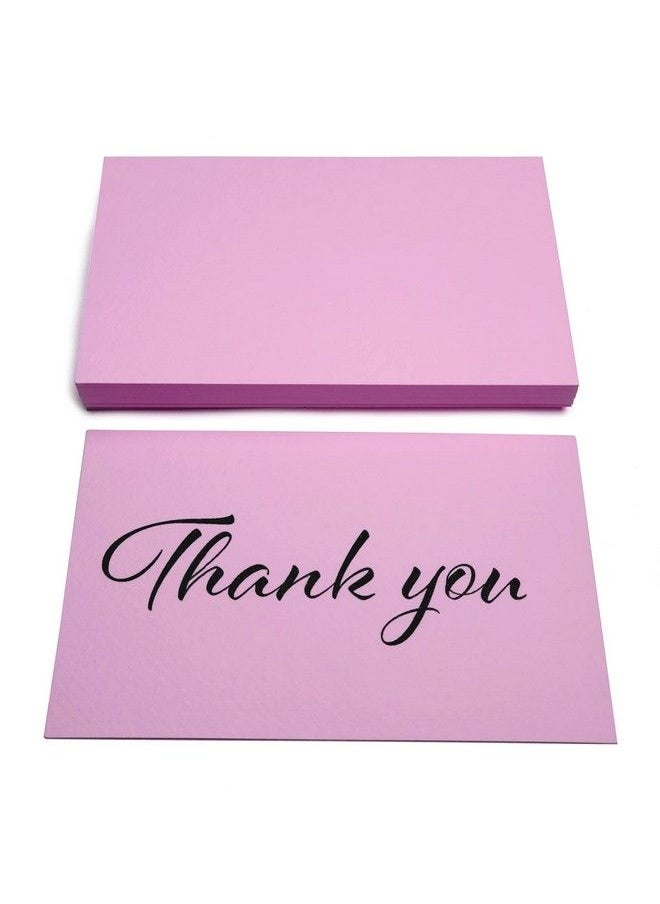 PPAPPAPPIYO Set Of 50 3X5 Color Blank Index Cards 180Gsm (Pink)  - Image 5