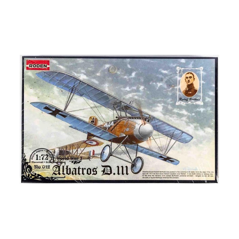 Roden Albatros DIII German Sesquiplane Fighter Airplane Model Kit - Image 2