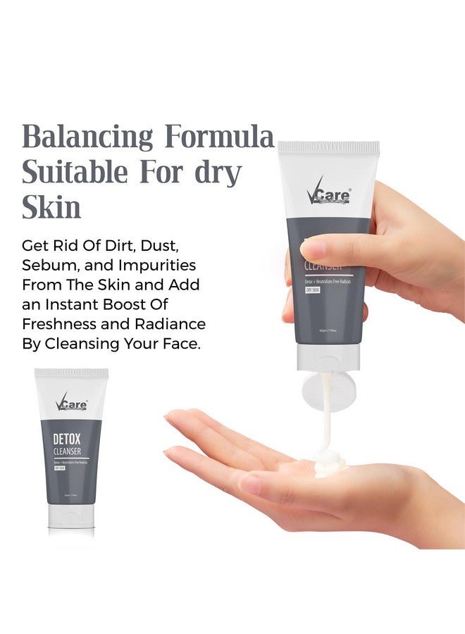 في كير منظف ديتوكس 3 في 1، مرطب، واقي من الشمس للبشرة الجافة، مجموعة تنظيف وترطيب البشرة لكل من الرجال والنساء، مناسب لجميع أنواع البشرة، الاستخدام اليومي، 50 جم - Image 4