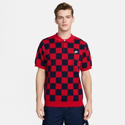 Nike Men's Sportswear Club Chequers Polo Shirt