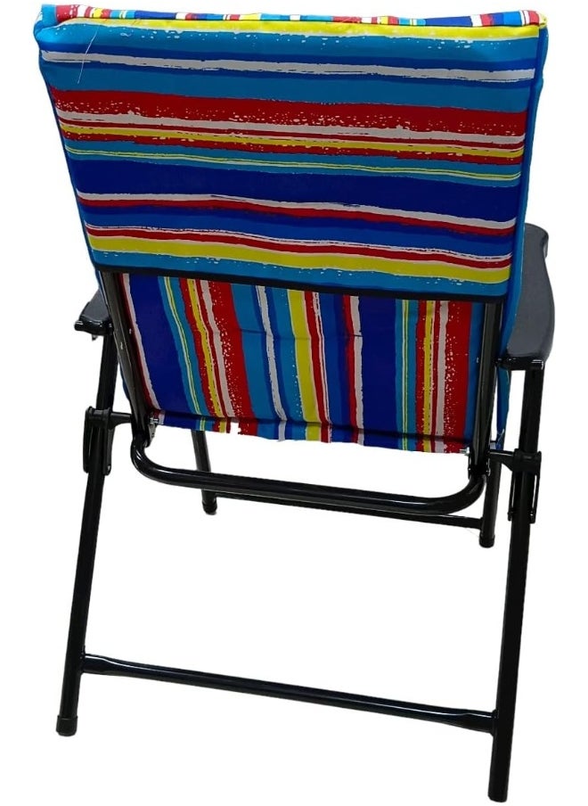 GO2CAMPS Foldable Camping Chair Cusion | Beach Chair Lightweight | Camping Chair With Cusion | Beach Chair | Heavy Quality Picnic Chair | Travel chair | Outdoor Chair | Arabic Sadu Chair  - Image 2