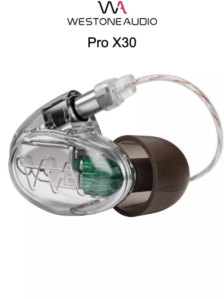 Westone Audio Pro X30 In-Ear Wired IEM Monitor Earphones, Triple Driver Noise Isolating - Image 1