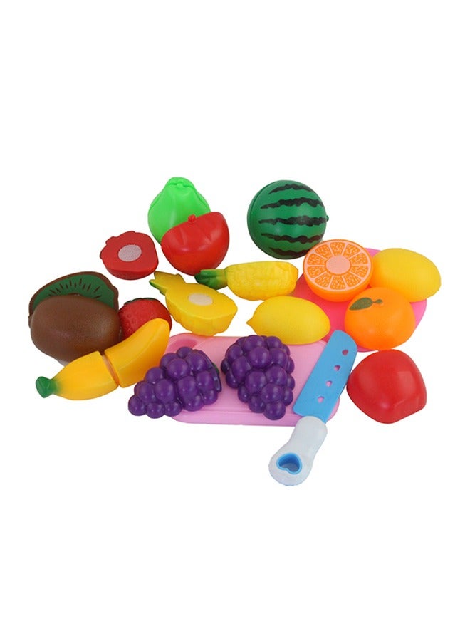 14-Piece Kitchen Play Toy Fruits And Vegetables For For Kids - Image 2