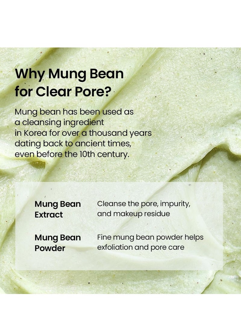 بيبلين بي بلين مونج فول منظف متوازن الأس الهيدروجيني 2.7 أونصة سائلة (80 مل) عبوة واحدة | غسول طبيعي لطيف خالٍ من الرائحة | غسول الوجه للبشرة الجافة والدهنية المعرضة لحب الشباب | عناية كورية بالبشرة - Image 2