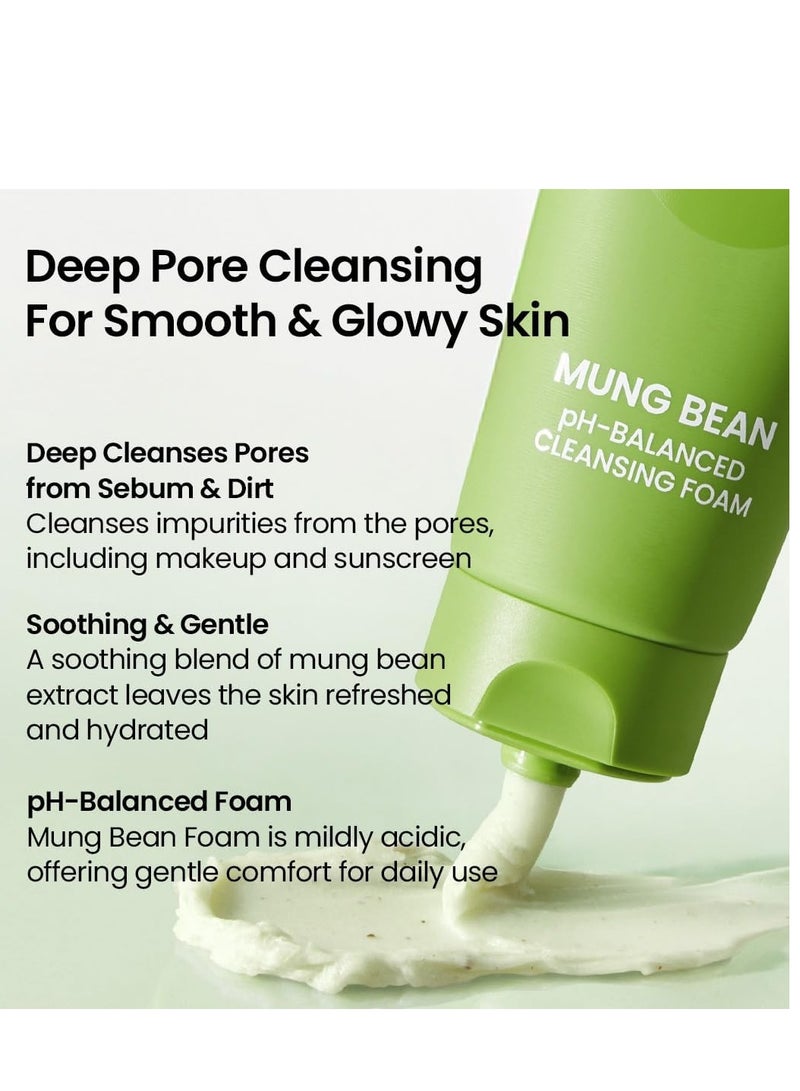 بيبلين بي بلين مونج فول منظف متوازن الأس الهيدروجيني 2.7 أونصة سائلة (80 مل) عبوة واحدة | غسول طبيعي لطيف خالٍ من الرائحة | غسول الوجه للبشرة الجافة والدهنية المعرضة لحب الشباب | عناية كورية بالبشرة - Image 5