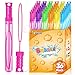 ShyLizard 36PCS Bubble Wands for KidsBulk Bubble Wand for Kids Party Favor Bubble Maker for Party FavorBirthdayGoodie Bags Wedding Carnival Prizes Summer Outdoor Toy Gifts Assortment 6 Colors - Image 3