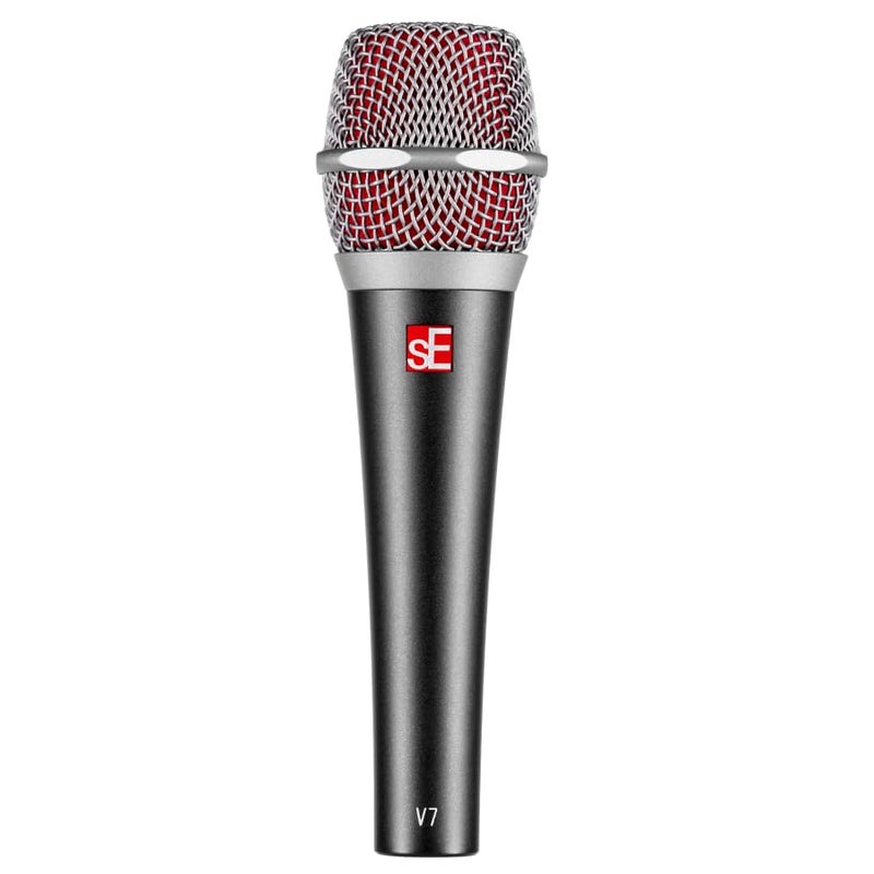 SE ELECTRONICS V7 Premium Dynamic Supercardioid Microphone for Speech, Singers, Voice-Overs Artists, and Performers Intended for Live Stage and Professional Studio Recordings with 3 Years Warranty - Image 4