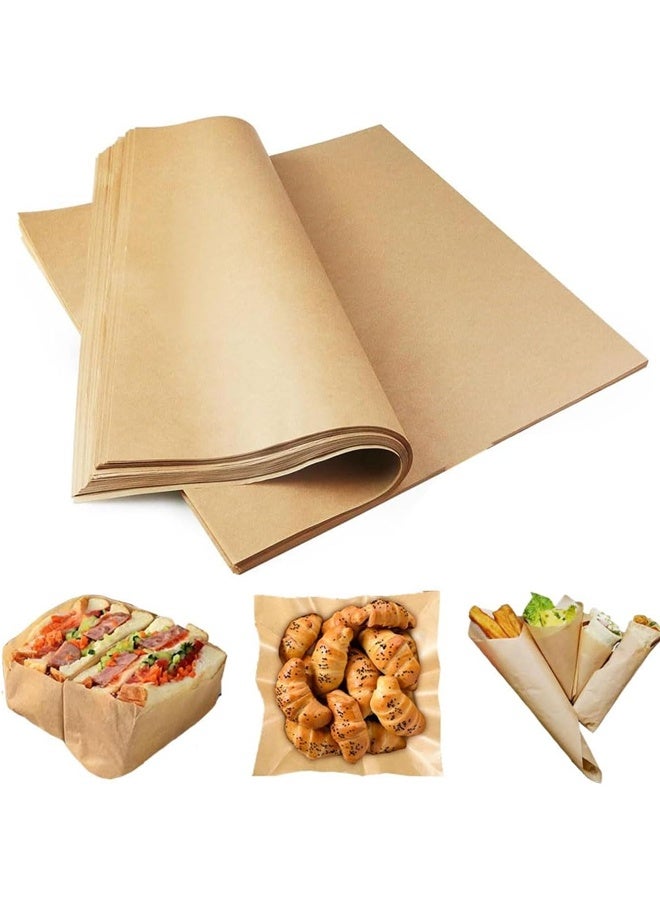 هومستر 100 جهاز كمبيوتر شخصي ورقة ملفوفة مقاومة للدهون ، 12 * 16 إنش ورقة ورقة غير لاصقة هامبورغ بطانات ورقة متعددة الأغراض ورقة الخبز لنزهة ، مطبخ ، شواء ، مقلية الهواء - Image 3