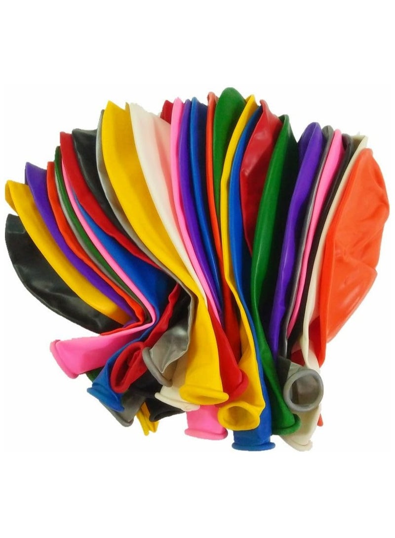 JOLLITY LLC بالونات لاتكس كبيرة 18 بوصة لحفلات عيد الميلاد والزفاف وحفلات استقبال المواليد والتخرج والفعاليات التجارية والعطلات 10 قطع (متعددة الألوان) - Image 3