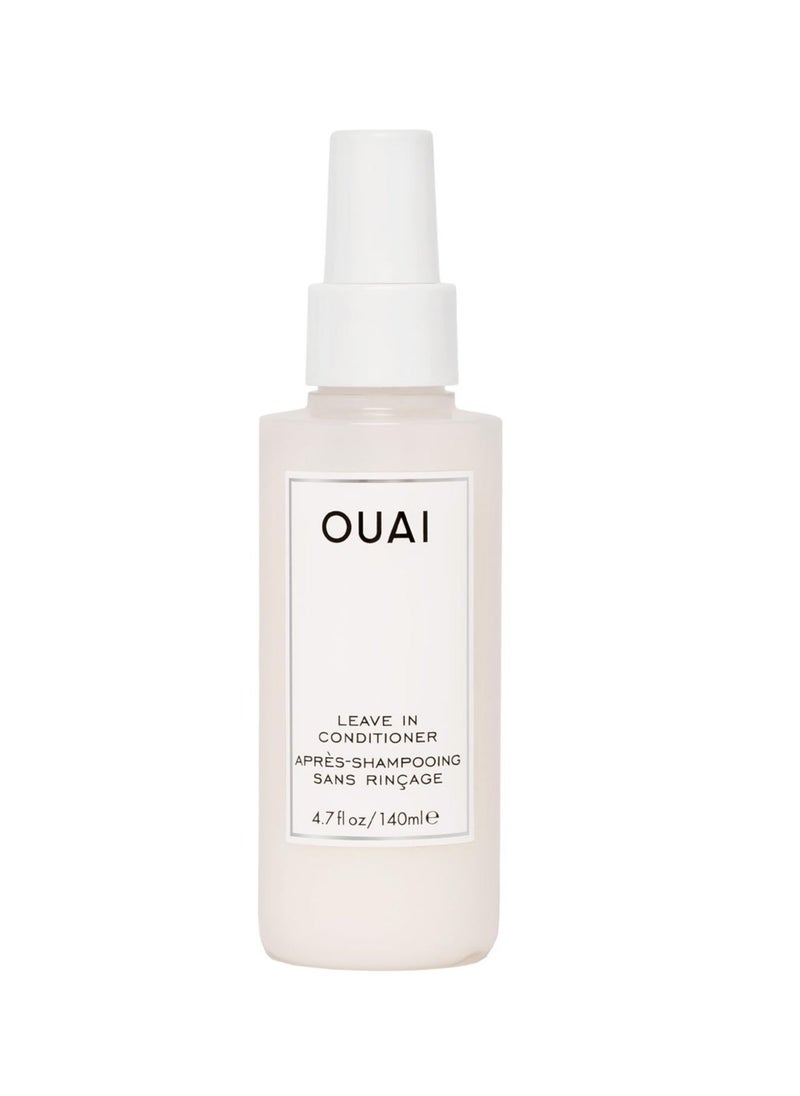 Ouai leave In conditioner - multitasking heat protectant spray for hair - prime hair for style, smooth flyaways, add shine u0026 use as detangling spray - no parabens, sulfates orphthalates (4.7 oz) - Image 1