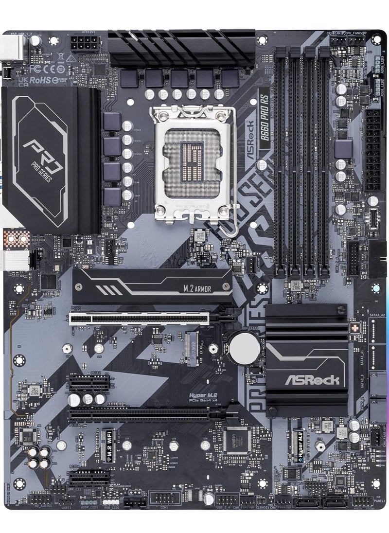 أسروك - اسروك مقبس B660 برو RS 1700 4 DDR4، LGA 1700 - Image 1