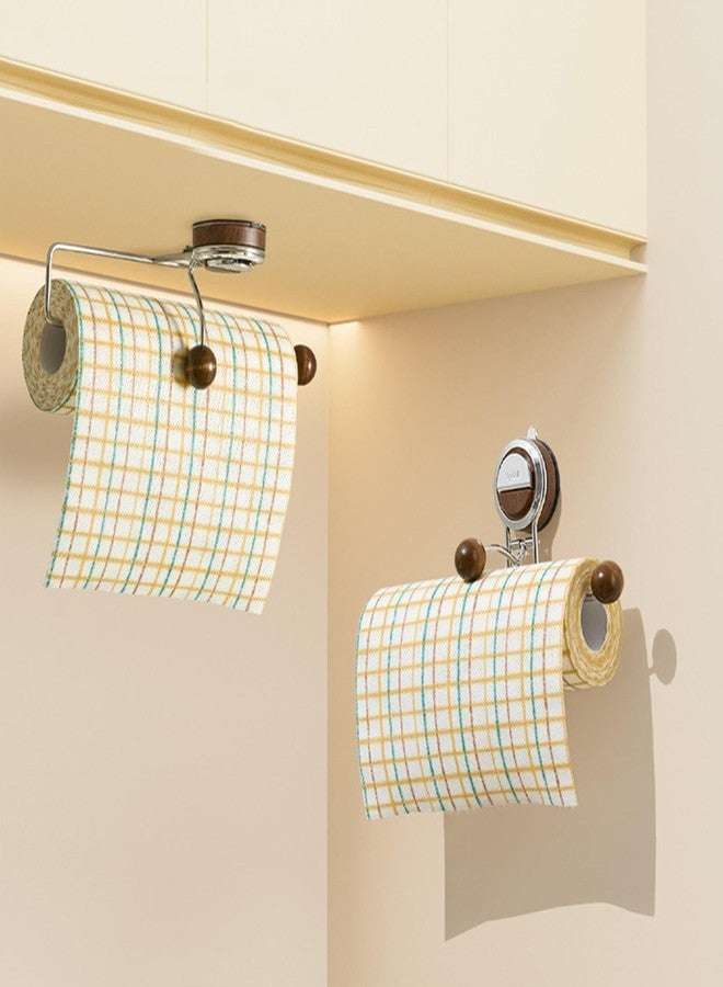 Jolfay Paper Towel Holder Under Cabinet No Drilling, Suction Cup Metal Bathroom Towel Bar Wall Mount for Kitchen, RV, Bathroom - Image 4