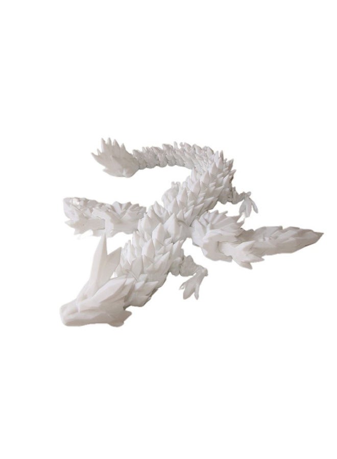 3d Printing Dragon Ornaments Crystal Dragon Gifts Multi-color Gem Dragon Hand Tide Play Wholesale-Colour:Red Gold-Size:20cm - Image 3
