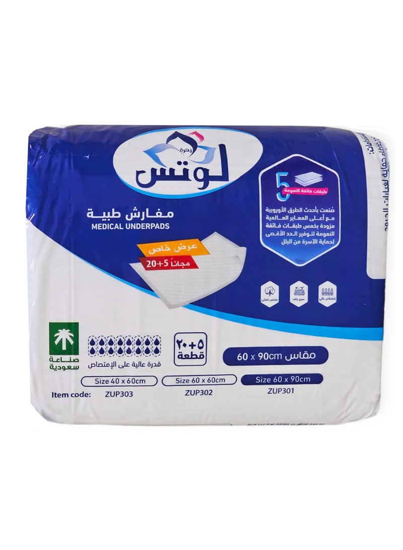 Lotus Lotus Underbed Pads 60 X 90 Cm - 25 Pcs  - Image 2