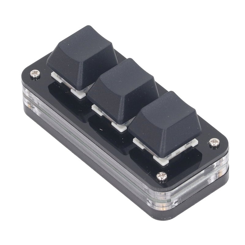 Customizable Gaming Keypad: RGB Lighting Blue Switches, Plug-and-Play USB Interface, Fully Settable Buttons - Onboard Storage Retains Settings, Office Keypad for Gaming, Office, Media Control Tasks - Image 3