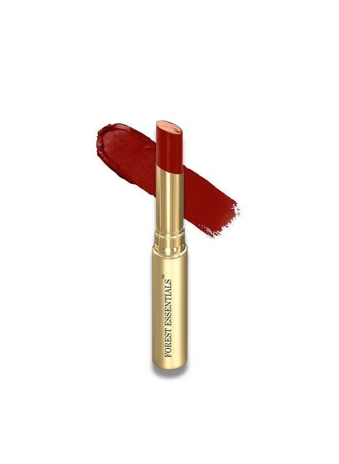 Forest Essentials Tinted Lip Serum Madhu Rasa Anar Rasa | Natural Moisturizing Lip Tint For Women | Ruby Red Tint | 2.2 G  - Image 1