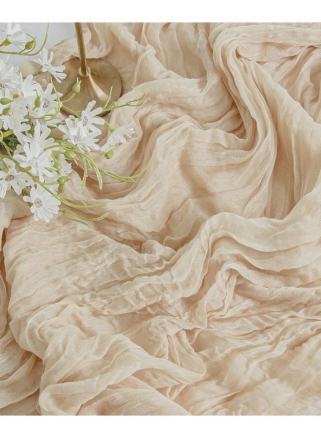 bbet Table Runner Chessian Tablecloth for Wedding Reception Bridal Shower Party Decoration Table Centerpiece 90*300CM - Image 4