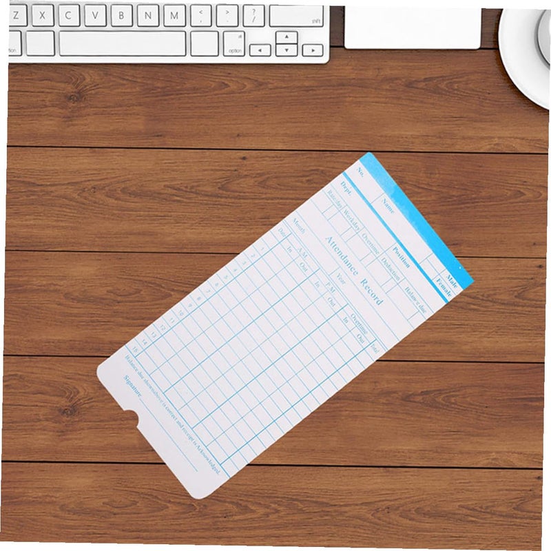 285pcs Dual Sided Employee Time Cards High Precision Large Capacity Monthly Pack - Image 5